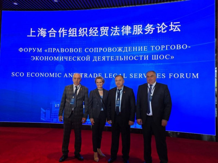  Director of the Institute of Law of ASU Azamat Shadzhe took part in the international SCO forum in China